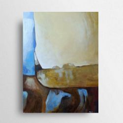 Pejzaż abstrakcyjny-obraz formatu 40/30 cm 