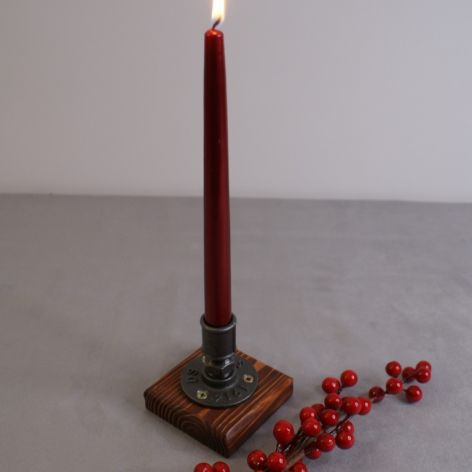 Świecznik Loftowy 1-ramienny F001_1-W2 Loft