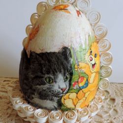 Kociak i przyjaciele - jajo w koszyczku