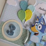 Personalizowana kartka urodzinowa Bluey - Personalizowana kartka urodzinowa Bluey