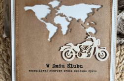 256,kartka na ślub w eco z motorem