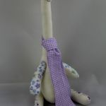 Żyrafa - fioletowy krawat - 