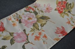 Ładny kremowy bieżnik w magnolie krem- 53 x137 cm