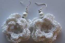 SZYDEŁKOWE KOLCZYKI KWIATY