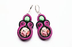 Rose Garden kolczyki sutaszowe