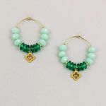 Kolczyki z koniczynkami. - Kolczyki z koniczynkami.