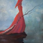 Allisandre, ręcznie malowany obraz olejny. - obraz na prezent