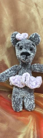 Ręcznie robiony miś baletnica – maskotka handmade