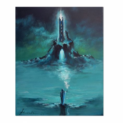 Ad lumen II, obraz realizm bajkowy, obraz surrealizm