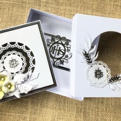 150,Kartka w pudełku na Komunię Świętą