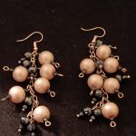 Komplet biżuterii - Perełkowy świat - Kolczyki z kompletu