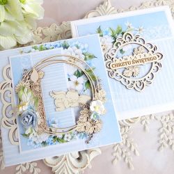 Pamiątka chrztu w pudełku 405