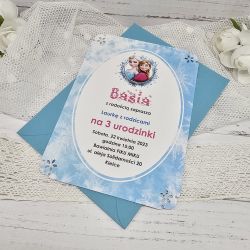 zaproszenia kraina lodu ZUD 023