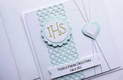 Urokliwa kartka na Komunię personalizowana