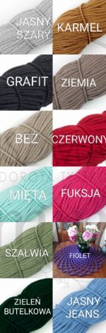 Serweta szydełkowa dekoracyjna 100cm 