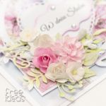 Przestrzenna kartka ślubna z kwiatami KS1917 - na ślub