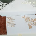 Kopertówka z okazji ślubu-  'retro kwiaty' - 