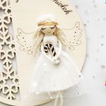 Zimowy Aniołek - dekoracja świąteczna - 