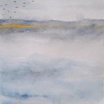 Pejzaż-dwie akwarela formatu 32/24 cm każda. - 