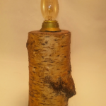 Lampka z Brzozy - naturalny materiał: brzoza
