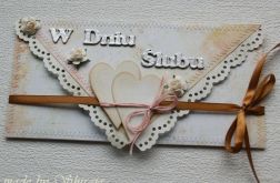 Kartka z okazji ślubu 'serca dwa'