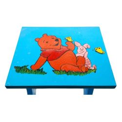 Krzesełko Dla Dzieci Drewniane Ręcznie Malowane – Kolorowy Stołek