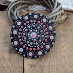 Komplet - Podkładka i Zakładka - Pink Drops - Podkładka pod kubek - ARTEKO