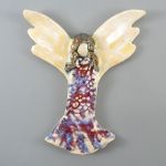 Anioł ceramiczny mały - dekor ceramiczny