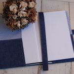 Spersonalizowany notes "Z nutą marine" - 