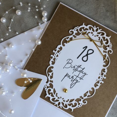 Zaproszenie na 18! Otwierane z kopertą!