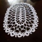 Serwetka owalna, zamówienie specjalne - koronka