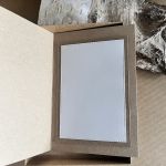 028,Ślubna kartka  w pudełku -dwa serca z torebką - 028,Ślubna kartka  w pudełku -dwa serca z torebką