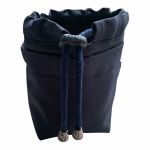 Saszetka na przysmaki i etui na woreczki na odchody Granatowe gładkie - 