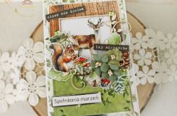 Urodzinowa kartka leśnym klimacie "Woodland1"