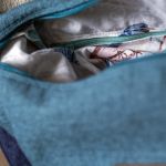 Turkusowo-miodowa boho bag - 