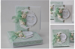 Kartka z pudełkiem zestaw ślubny 12