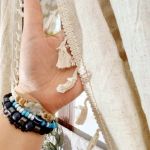 Zasłona firana BOHO zasłona z frędzlami na tunel panel SHABBY 150/250cm - 