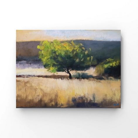 Drzewa-praca formatu 18/24 cm.