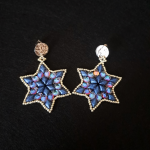 Kolczyki  Gwiazdki "Aurora Star" - prezent na święta