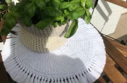 Podkładka na stół ,średnica 24cm, boho,okrągła podkładka.