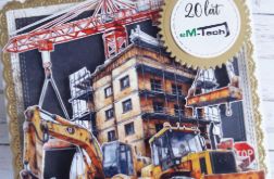 [Zamówienie specjalne] Kartka na jubileusz 20-lecia firmy, w pudełku