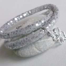 Stylowa bransoletka silver