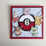 Kartka urodzinowa Pokemony 6 lat - 