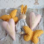 Girlanda z króliczkiem i sercami dekoracja - 