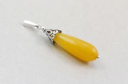 Jadeit w srebrze - wisior