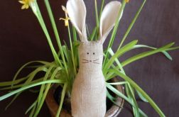 Lniane zające stojące