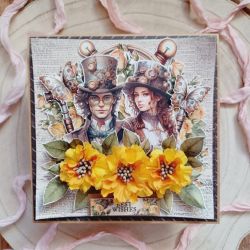Kartka Steampunk "Best Wishes" (51)