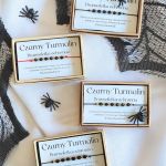 Bransoletka z czarnym turmalinem-czerwona nić - 