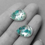 ♥ Wieczne Kwiaty LIGHT BLUE silver ♥ - 