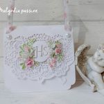 Kartka w kształcie torebki - komunia - 